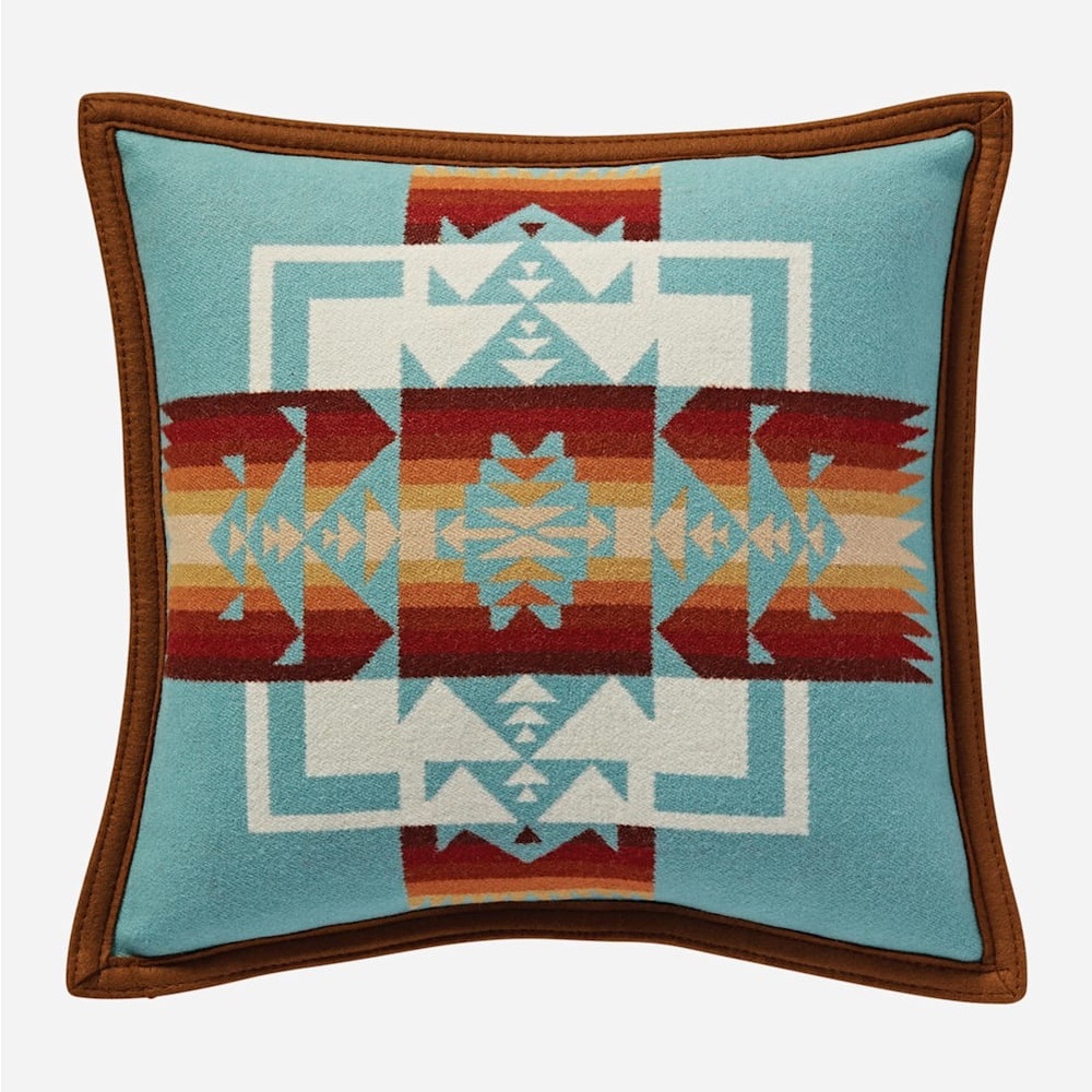 TWO Pendleton Tribal Native American southwestern Patterned decorative Pillows
